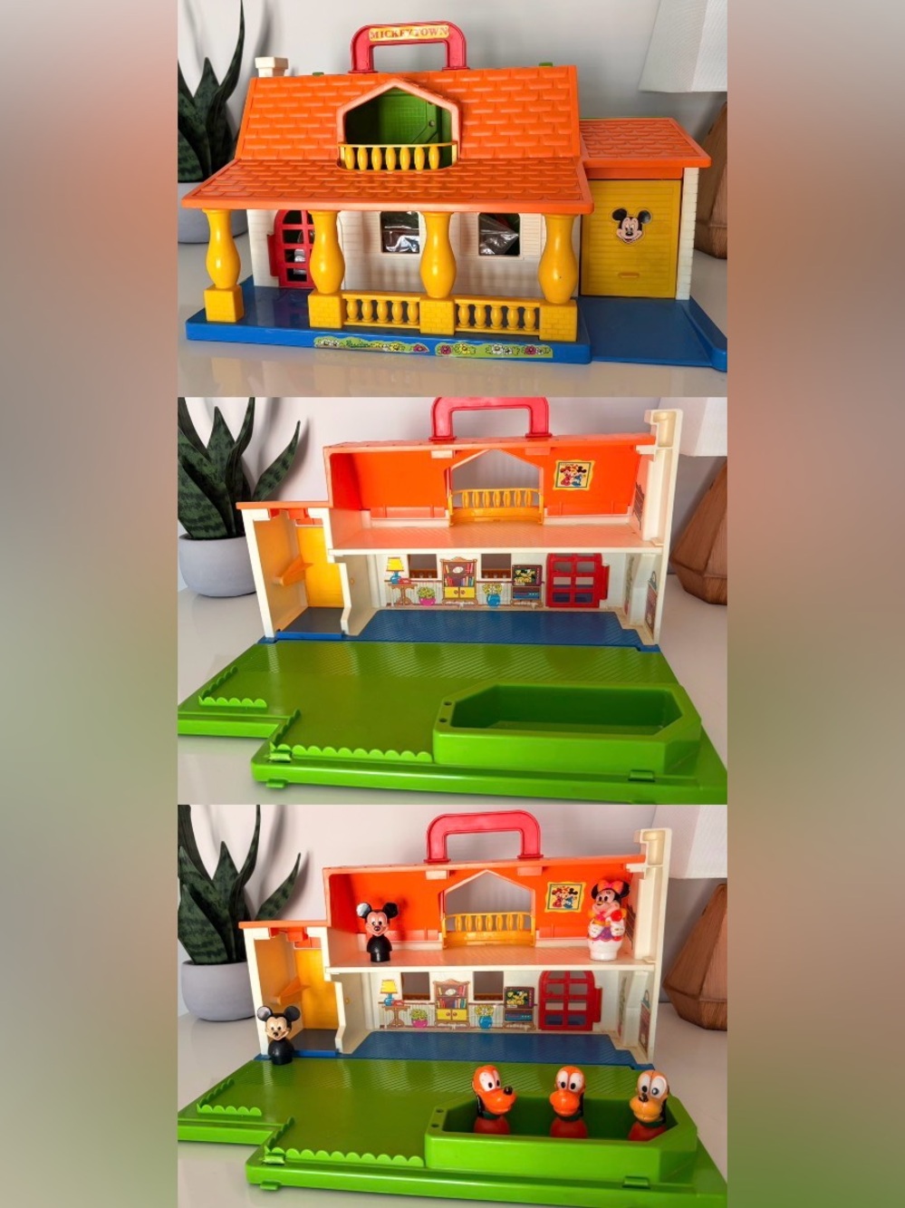 Vintage 1989 Mattel Mickey Town playset